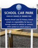 Broad Lane Primary School Stapeley Sign